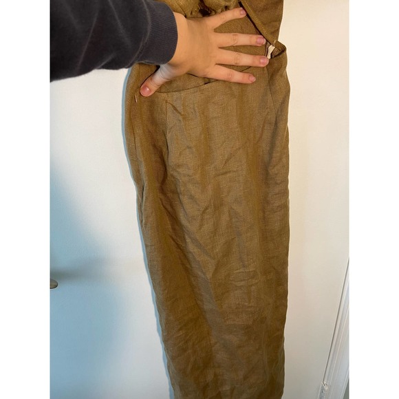 Just Bee Queen Chiara Cutout Midi Women's Dress Brown Size XS NWT - Picture 10 of 10